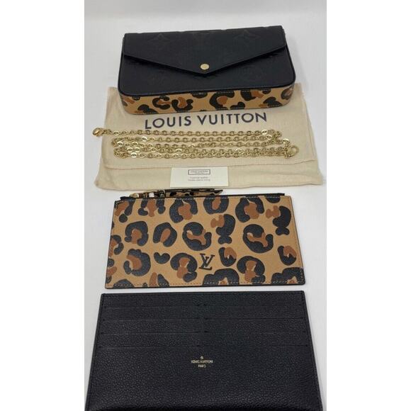 Louis Vuitton Pochette Felicie Wild At Heart Jungle Leopard - Picture 5 of 12